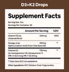 Vitamin D3 + K2 Drops