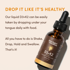 Vitamin D3 + K2 Drops